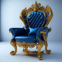 Luxury classical antique armchair for modern designed interior photo