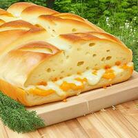 Interesting cheese sandwich bread photo