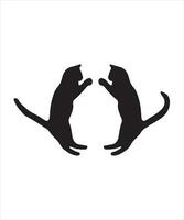 Cat Silhouette Vector Bundle