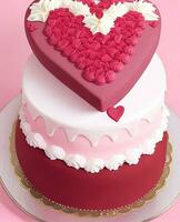 Beautiful cake Ai photo