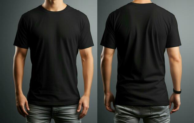 Black T Shirt Mockup Stock Photos, Images and Backgrounds for Free Download