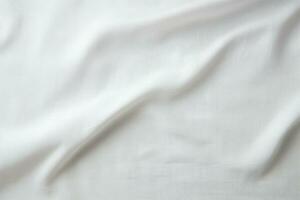 Natural linen texture. Pure simple canvas background. Generative AI photo