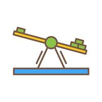 10 - Seesaw .eps vector