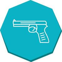 Unique Pistol Vector Icon