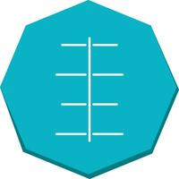 Unique Center Align Vector Icon