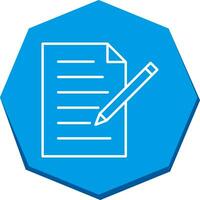 Unique Edit Document Vector Icon