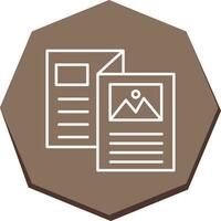 Brochure Vector Icon