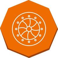 Unique Optical Diaphram Vector Icon