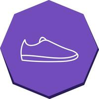 icono de vector de zapatos casuales