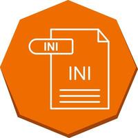 INI Vector Icon
