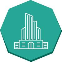 icono de vector de edificio de oficinas