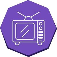 icono de vector de tv