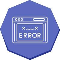 Error Code Vector Icon