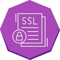 icono de vector de ssl