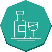 Wine Bottle Vector Icon