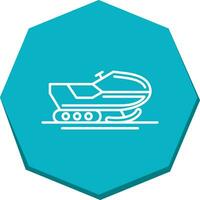 Snowmobile Vector Icon