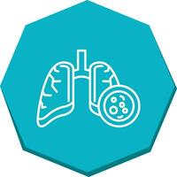 Lung Cancer Vector Icon