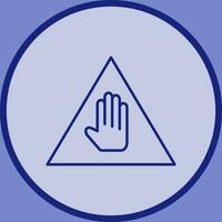 Unique Warning Vector Icon