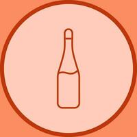 Champagne Bottle Vector Icon