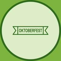 Oktoberfest Banner Vector Icon