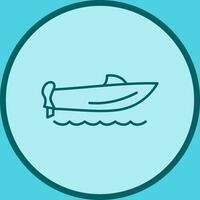 Speed Boat Vector Icon