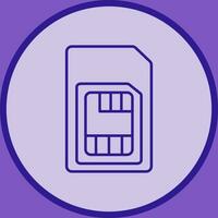 Sim Card Vector Icon