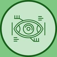 Eye Recongnition Vector Icon