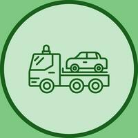 Tow Truck Vector Icon