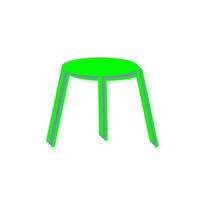 Unique Stool Vector Icon