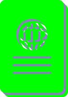 Unique Global Report Vector Icon