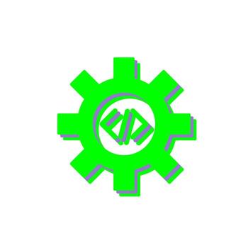 Unique Code Optimization Vector Icon