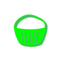 Chocolate Muffin Vector Icon