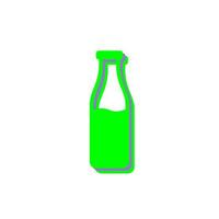 Milk Bottle Vector Icon