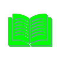Unique Textbook Vector Icon