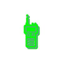 icono de vector de walki talkie