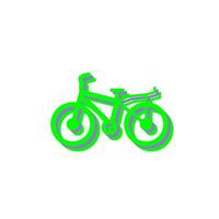 icono de vector de bicicleta