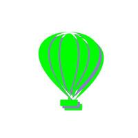 Hot Air Balloon Vector Icon