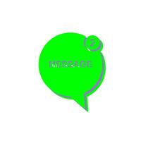 Message Bubbles Vector Icon