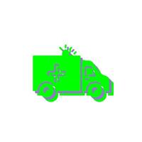 Ambulance Vector Icon