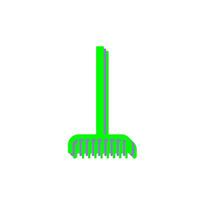 Fork picking Leaves Vector Icon