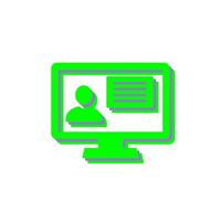 Distance Education Vector Icon