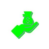 Wage Vector Icon