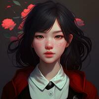 Anime girl avatar photo