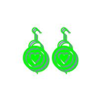 Earrings Vector Icon