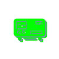 Oscillscope Vector Icon