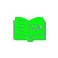 Open Book Vector Icon