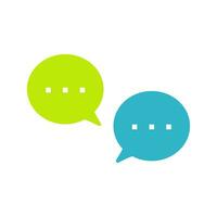 Unique Conversation Bubbles Vector Icon