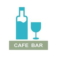 Unique Drinks Cafe Vector Icon