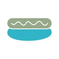 Hot Dog Vector Icon