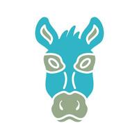 icono de vector de burro